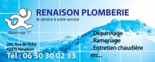 Logo de RENAISON PLOMBERIE