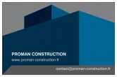 GONCALVES MANUEL PROMAN-CONSTRUCTION