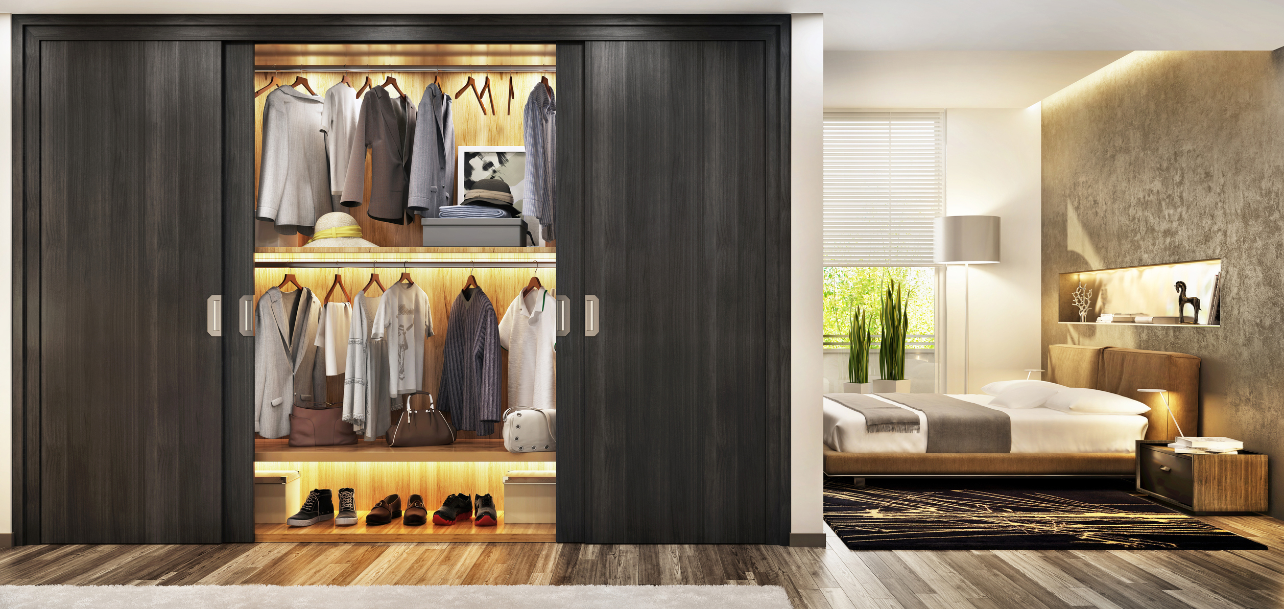 Dressing sur mesure porte aménagement