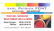 SARL FONT PATRICK PEINTURE