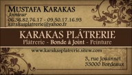 KARAKAS PLATRERIE - Mr Mustafa KARAKAS