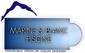 marine et blanc piscines