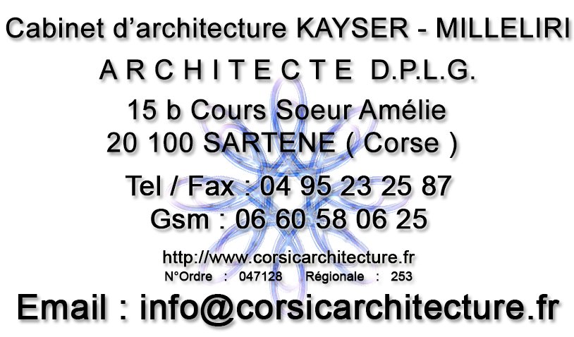 Architecte en Corse