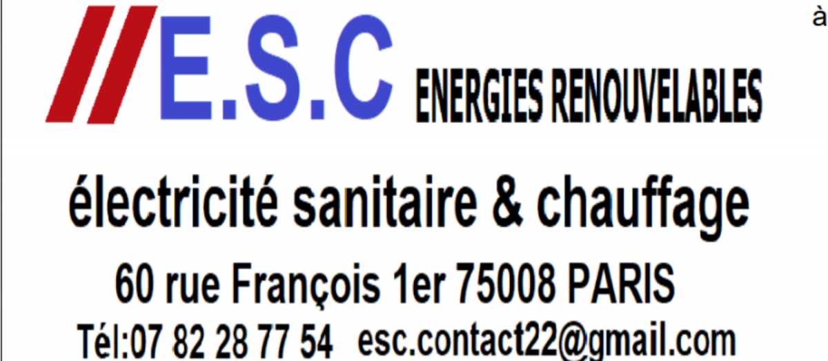 ESC énergies renouvelables 