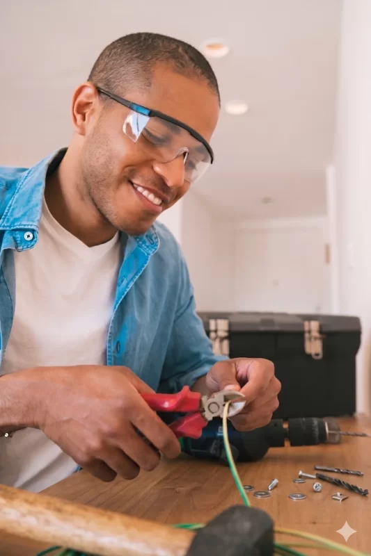 Déplacement de prise électrique