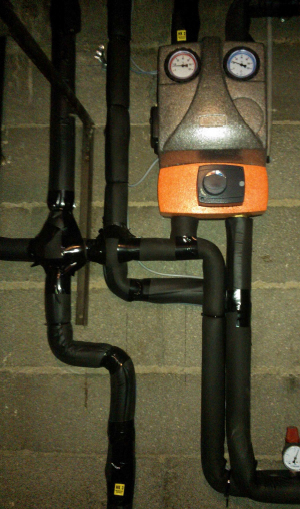 Module de chauffage complet avec vanne 4 voiesIsolation des tuyauteries pour limiter les déperdition