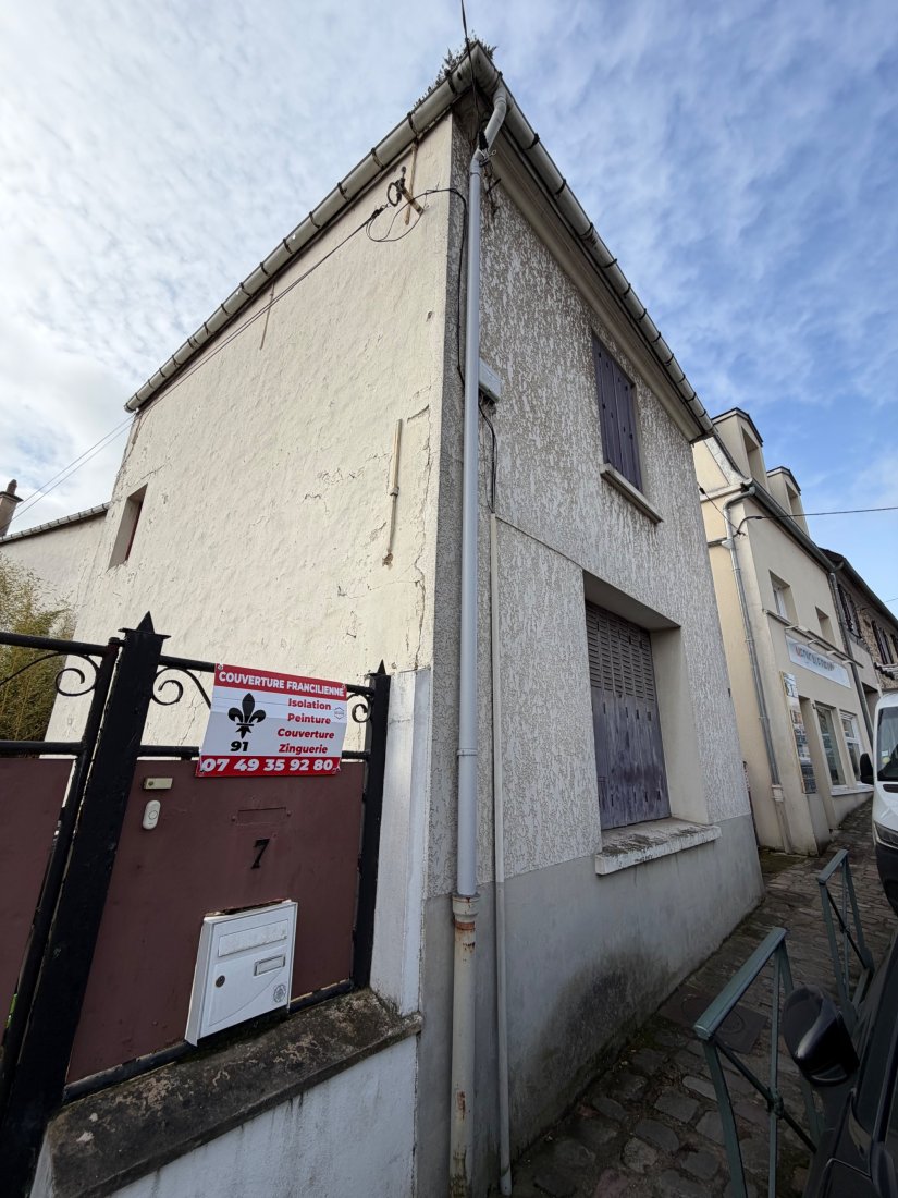 Descente de gouttière zinc