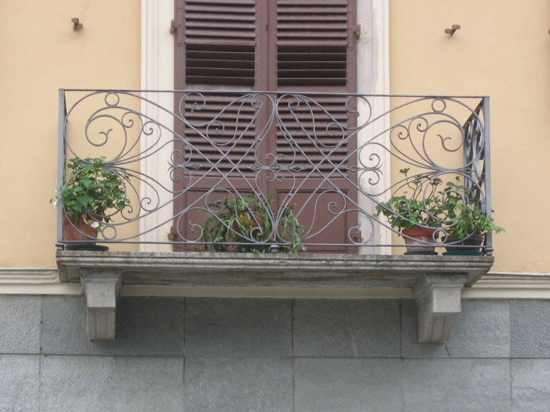 Balcon en fer forgé