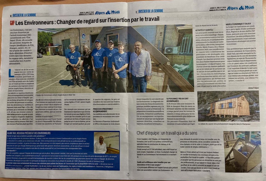 Articles de presse depuis 2024
