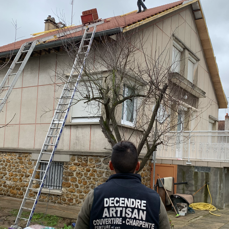 Travaux de couverture près de Meudon