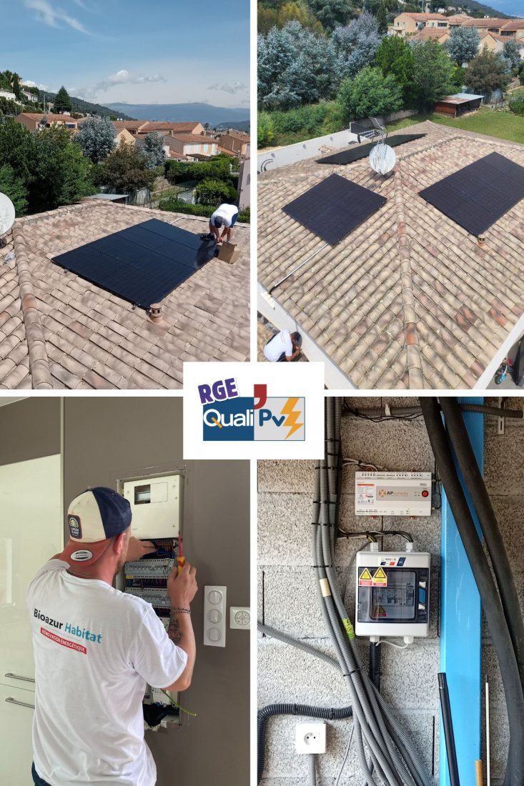 Installation de panneaux photovoltaïques
