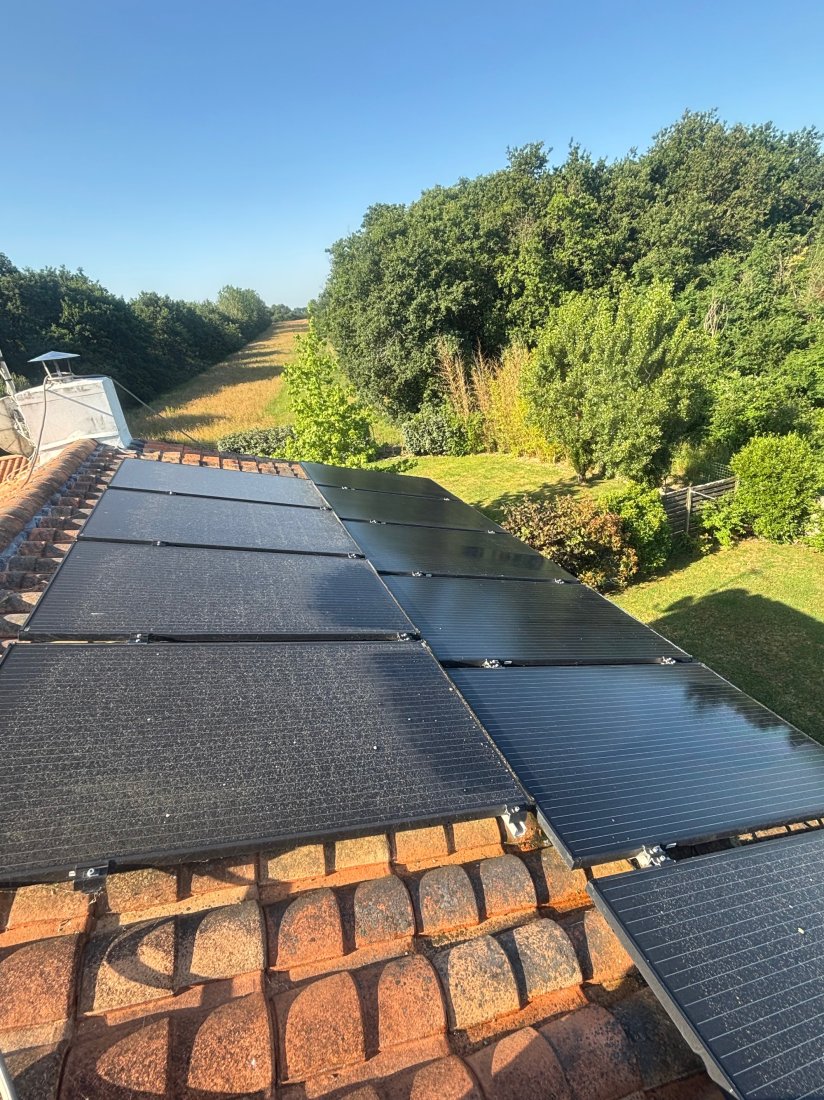 Nettoyage panneaux solaires