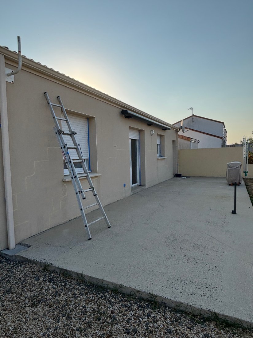 Peinture façade réalisée