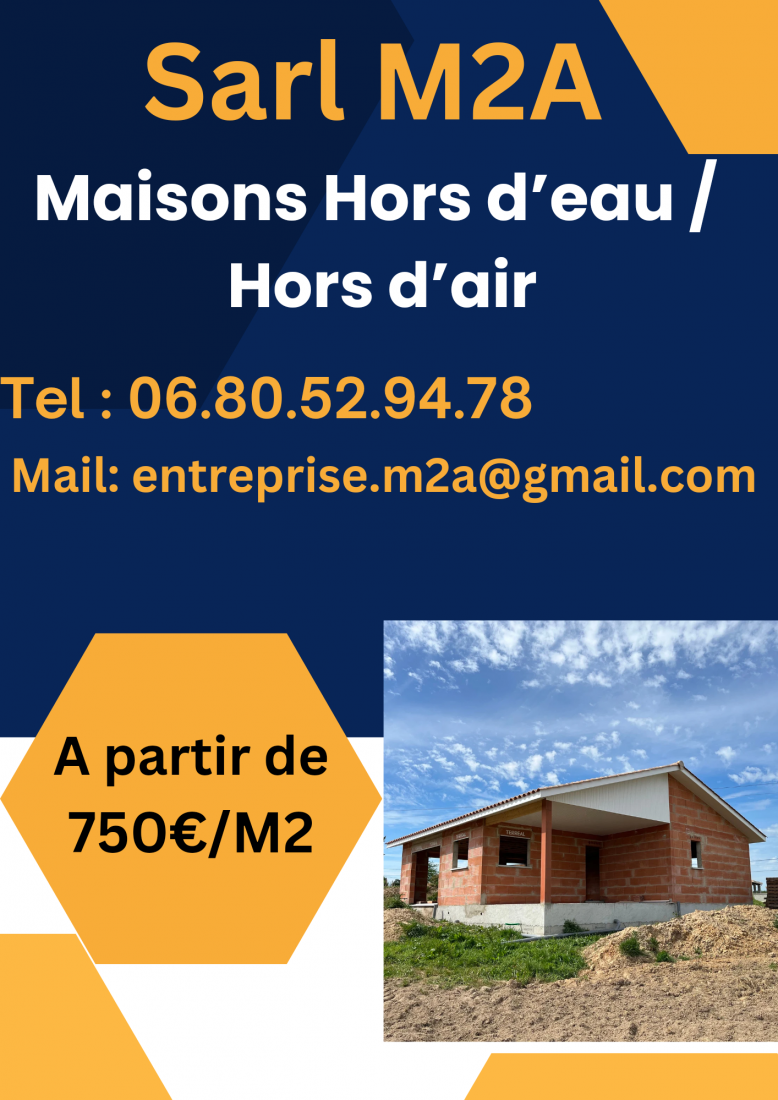 Maison hors d'eau / hors d'air 