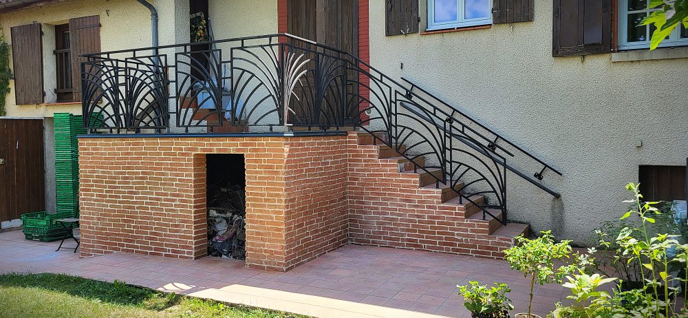 Terrasse en briques façonnées 31400 Toulouse