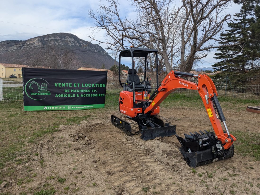 Kubota U17-3 alpha de 2024 avec 16H