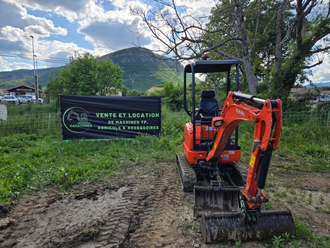 Kubota U17-3 ALPHA de 2021 avec 1277h