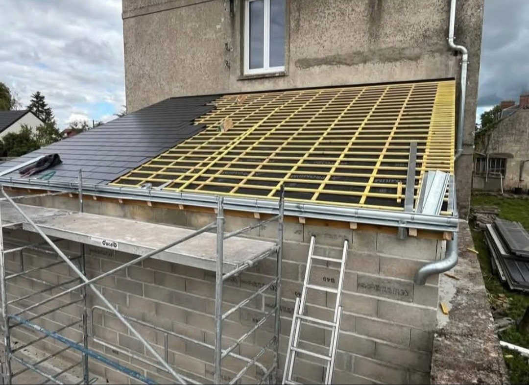 Toiture extension maison