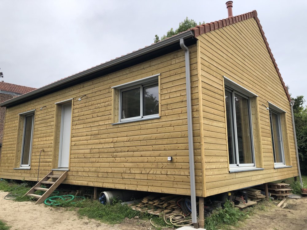 Maison bois contemporaine Achicourt