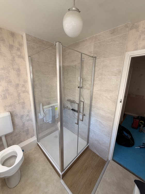 Baignoire remplacée receveur plat