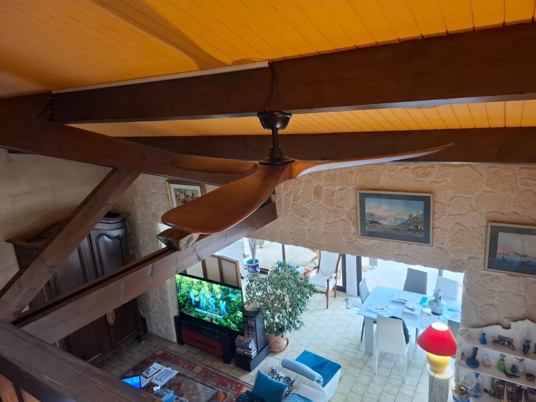 Installation ventilateur plafond