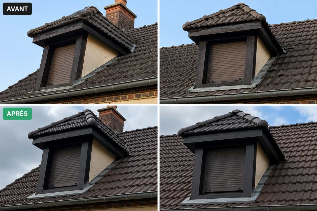 Rénovation lucarnes toiture