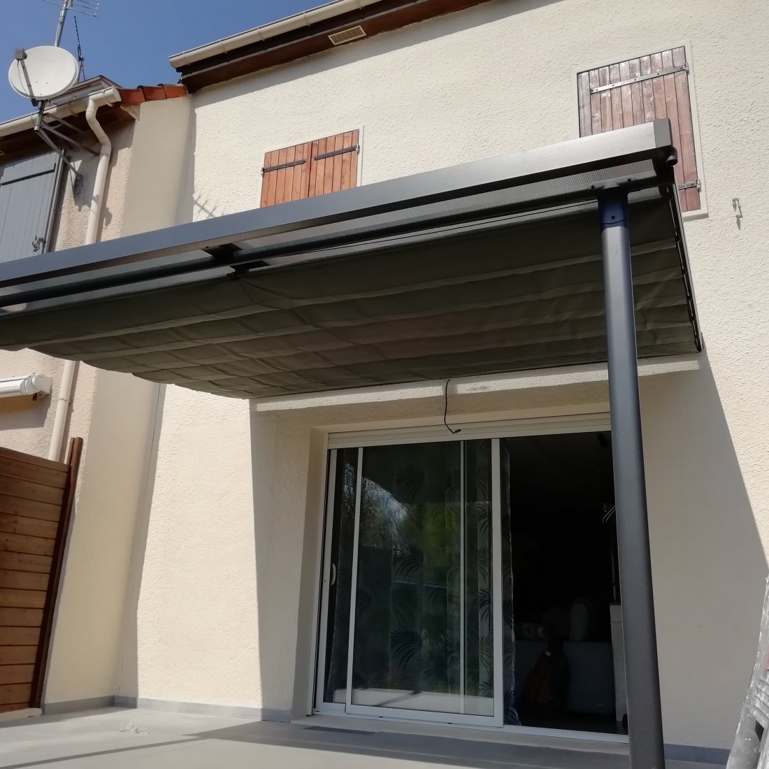 Pergola ossature alu