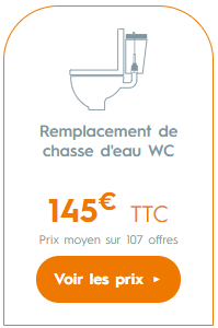 Remplacement chasse d'eau