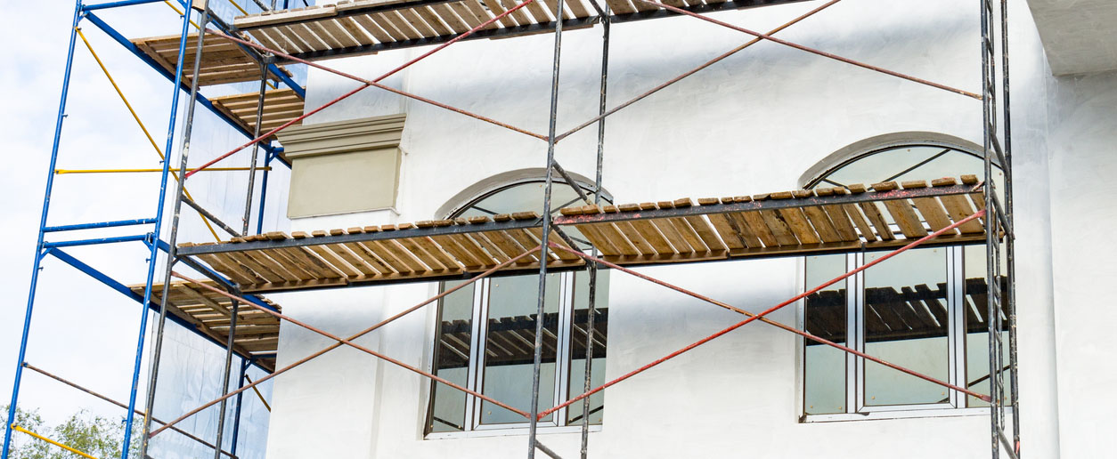 La rénovation de façade d'une maison ancienne