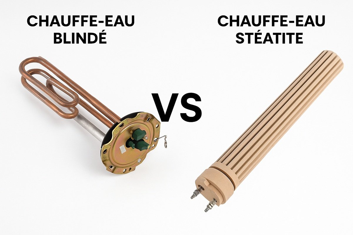 Chauffe-eau électrique blindé vs chauffe-eau stéatite : lequel choisir ?